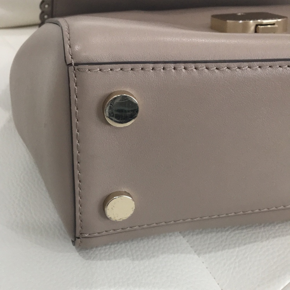 Michael Kors Ava Satchel leather Truffle color PreOwned - Picture 11 of 15